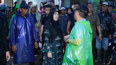 Walikota Bandar Lampung Terjun Langsung Kelokasi Pascabanjir