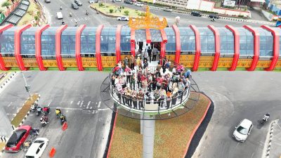 Walikota Bandar Lampung Resmikan JPO Siger Milenial