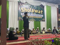 Bakorrisma Bersholawat Dalam Rangka Isra Mi’raj Nabi Muhammad SAW di Desa Way Galih