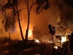 Gudang BBM Ilegal Di Lampung Selatan yang Terbakar Ternyata Milik Oknum Berinisial “DS”